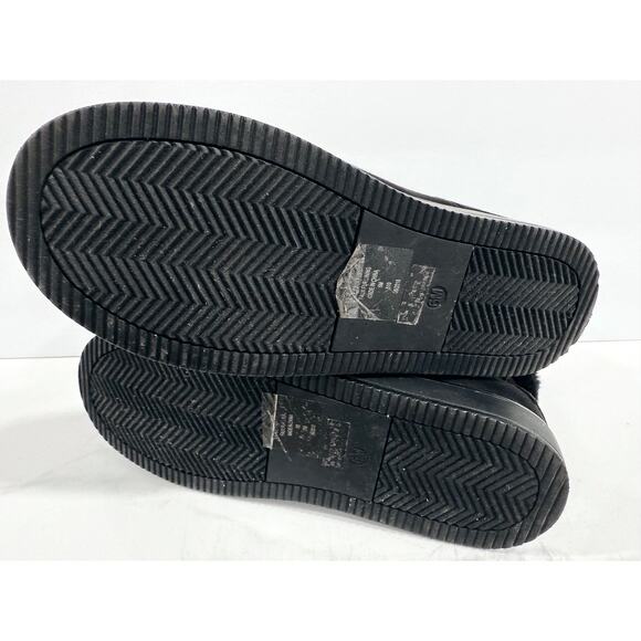 GUESS Black Faux Fur Cuff Winter Boots Size 6M Warm Mid Calf Suede Style Booties - Picture 6 of 9